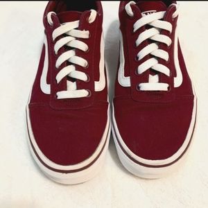 Vans Old School Dark Red Low